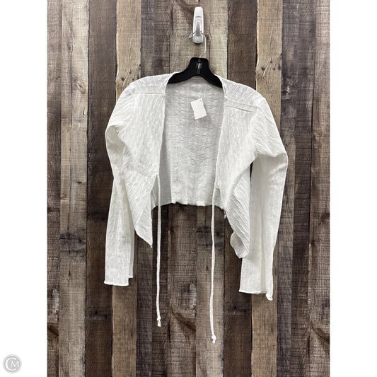 Cardigan By Clothes Mentor In White, Size: S