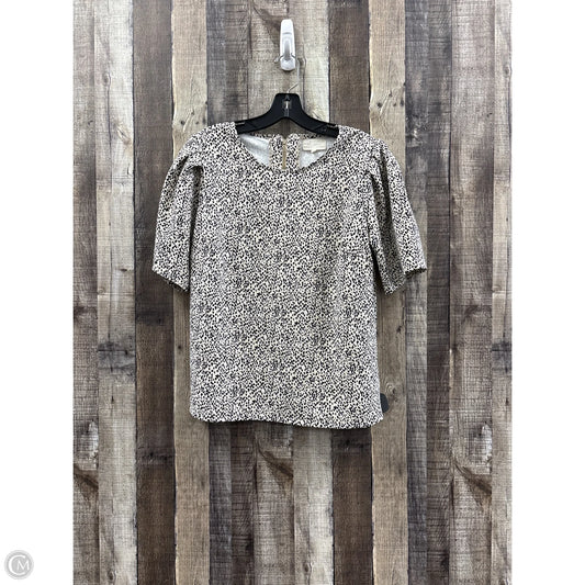 Top Short Sleeve By Melloday In Animal Print, Size: M