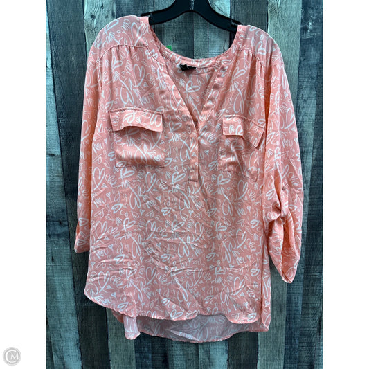 Top Short Sleeve By Torrid In Pink, Size: 3x