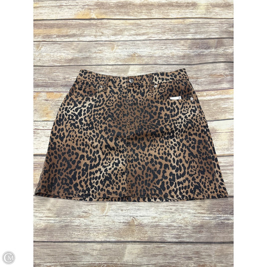 Skirt Mini & Short By Gap In Animal Print, Size: S