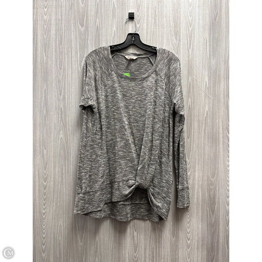 Top Long Sleeve Basic By Juicy Couture In Grey, Size: Xl