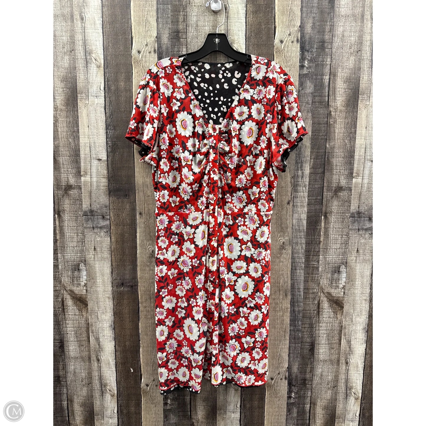 Dress Casual Midi By Cabi In Animal Print, Size: L
