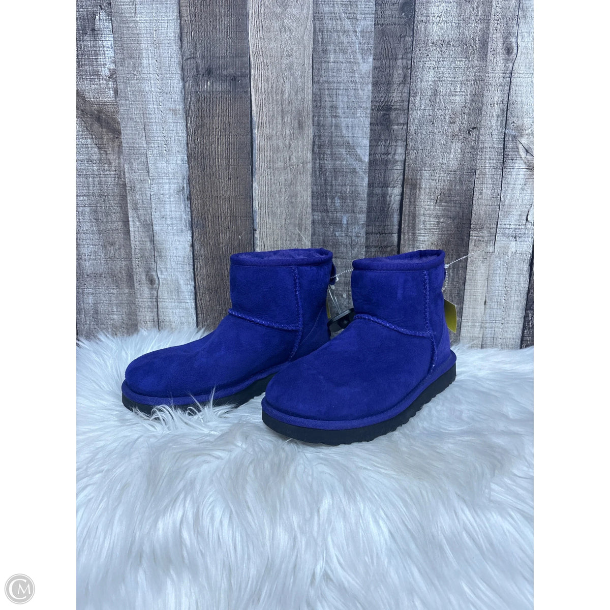 Boots Designer By Ugg In Purple, Size: 6