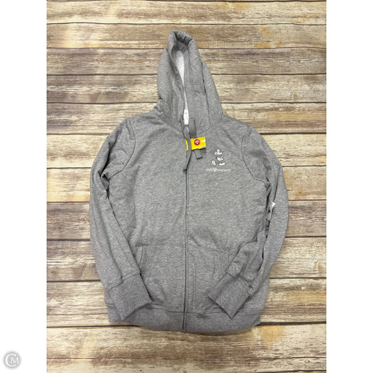 Jacket Faux Fur & Sherpa By Disney In Grey, Size: S