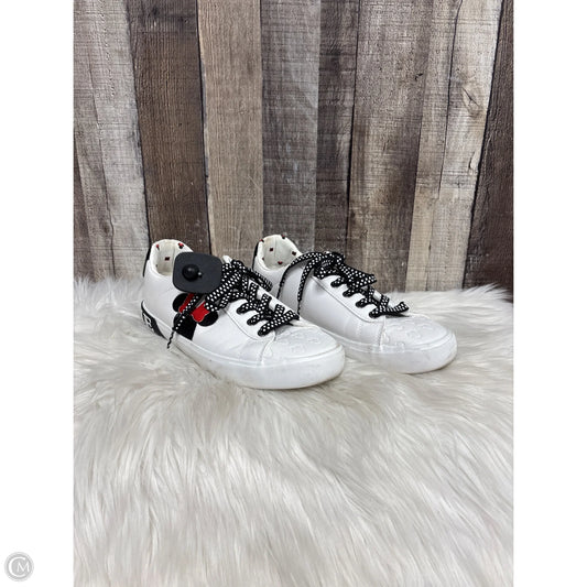 Shoes Sneakers By Disney In White, Size: 9