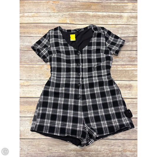 Dress Casual Short By Lulu In Checkered Pattern, Size: L