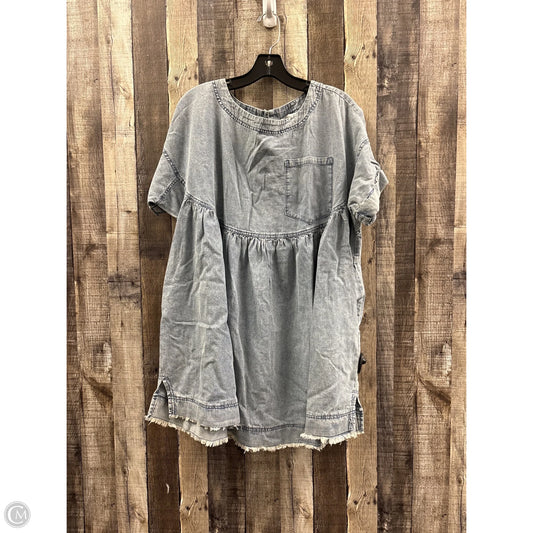 Dress Casual Short By Veveret In Blue, Size: M
