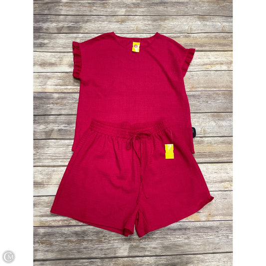 Shorts Set By Cmf In Pink, Size: L