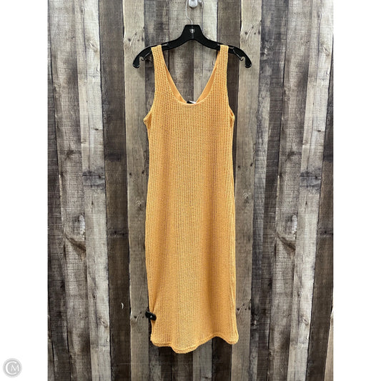 Dress Casual Midi By Gilli In Orange, Size: M