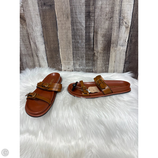 Sandals Flats By Steve Madden In Brown, Size: 9