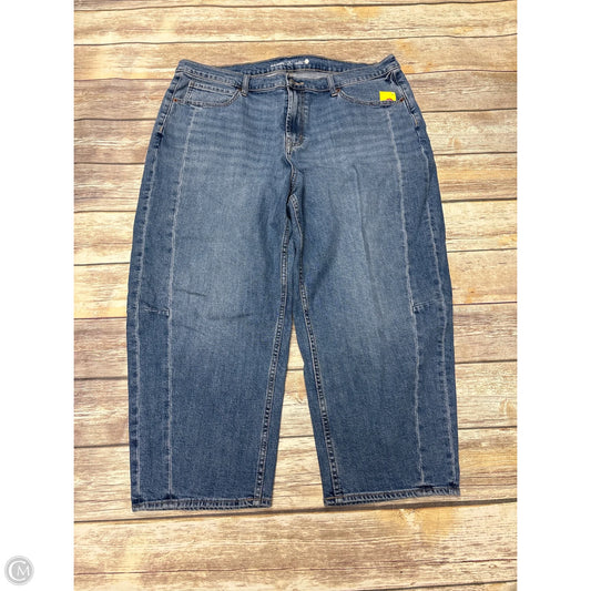 Jeans Straight By Old Navy In Blue Denim, Size: 18