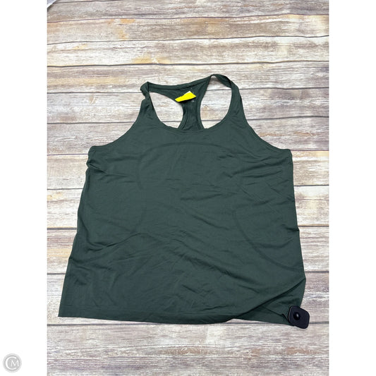 Athletic Tank Top By Lululemon In Grey, Size: Xl