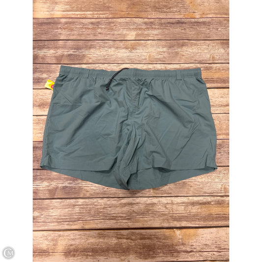Athletic Shorts By Columbia In Green, Size: 3x