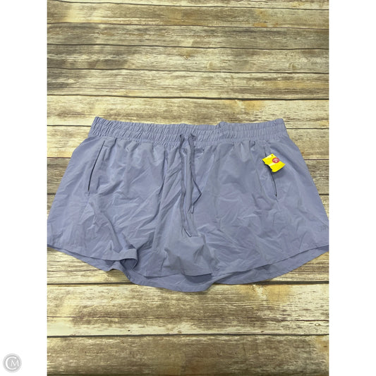 Athletic Shorts By All In Favor In Purple, Size: 3x