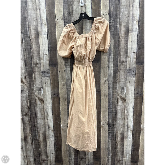 Dress Casual Maxi By Petal & Pup In Brown, Size: Xs
