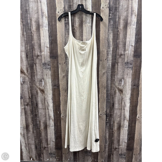 Dress Casual Maxi By Gap In Cream, Size: Xxl