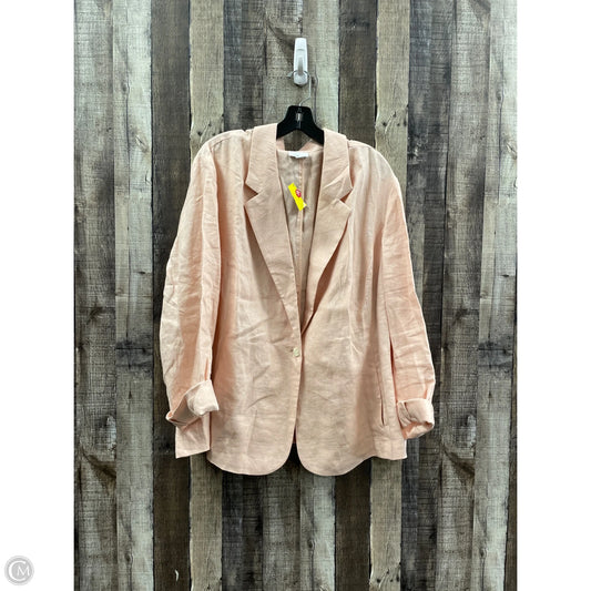 Blazer By J. Jill In Peach, Size: 4x