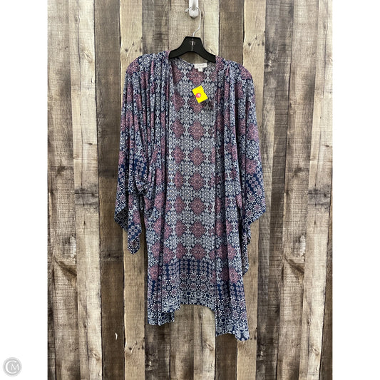 Cardigan By Avenue In Multi-colored, Size: 3x