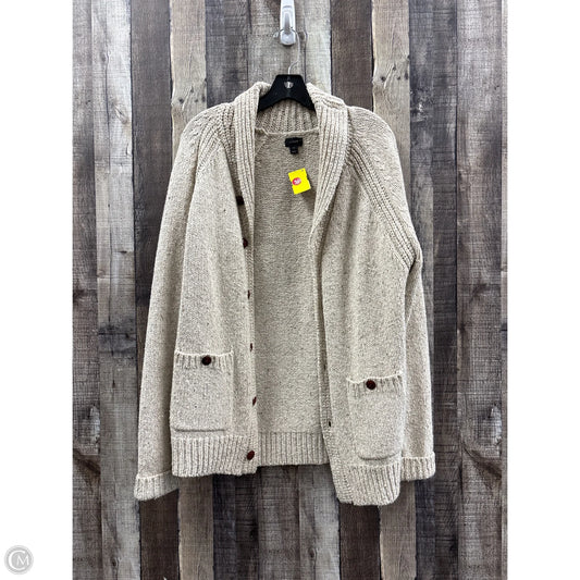 Sweater Cardigan Cashmere By J. Crew In Brown, Size: M