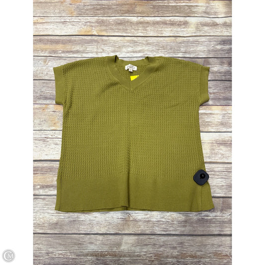 Sweater Short Sleeve By Marled In Green, Size: Xl