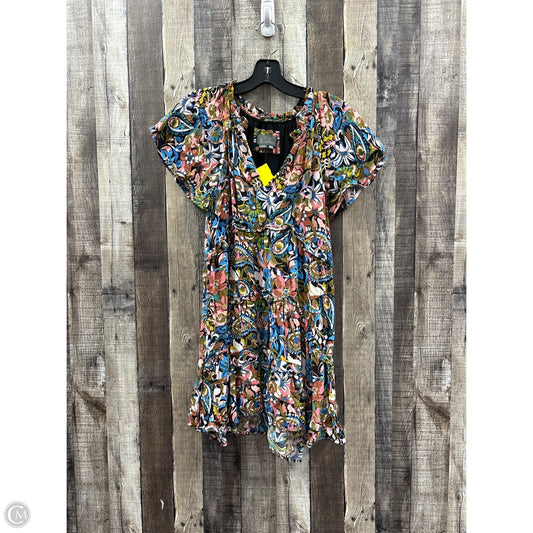 Dress Casual Short By Anthropologie In Floral Print, Size: Xxs