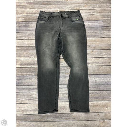 Jeans Skinny By Wallflower In Grey, Size: 16