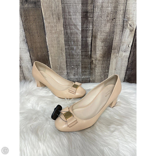 Shoes Heels Block By Cole-haan In Beige, Size: 9.5