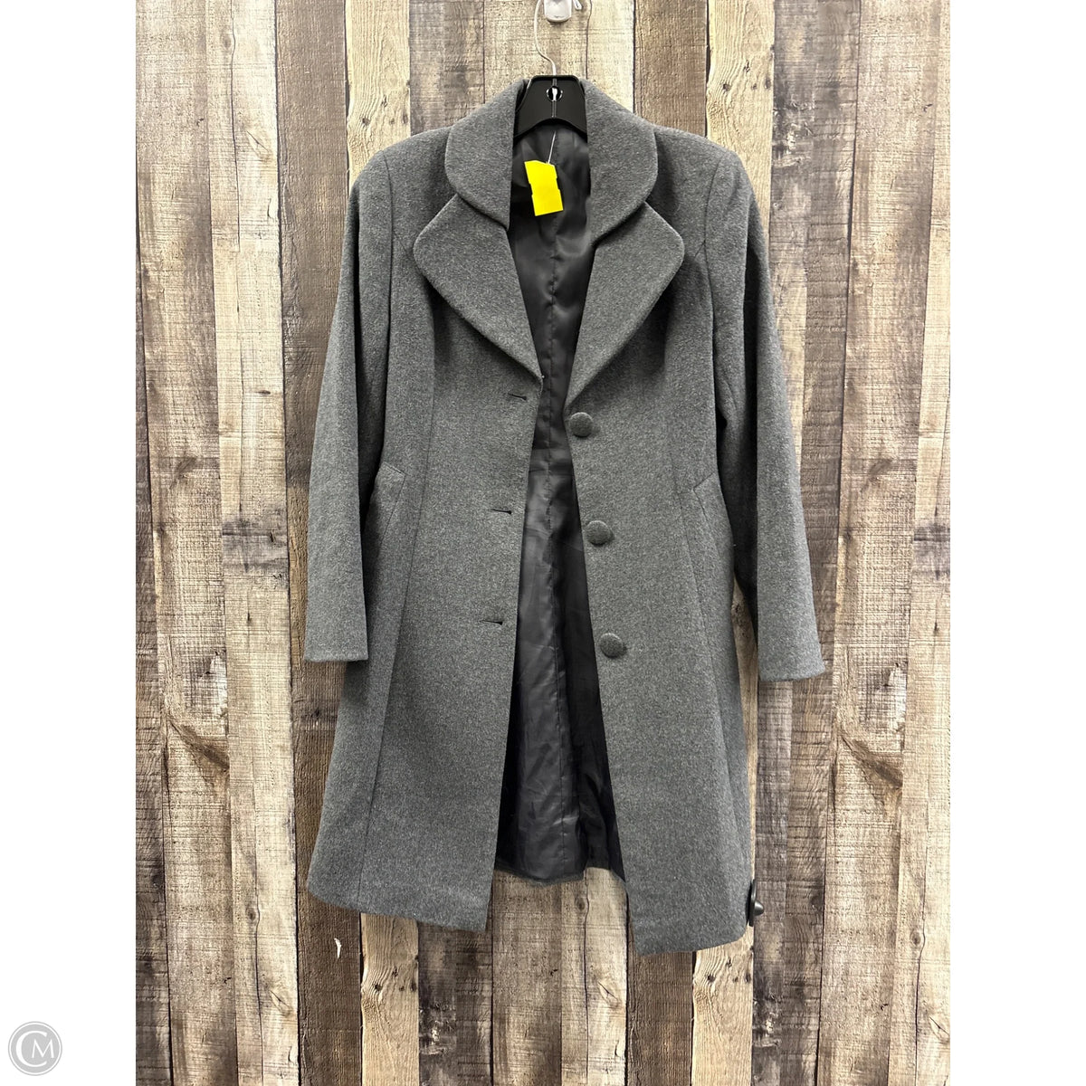 Coat Parka By Cmf In Grey, Size: S