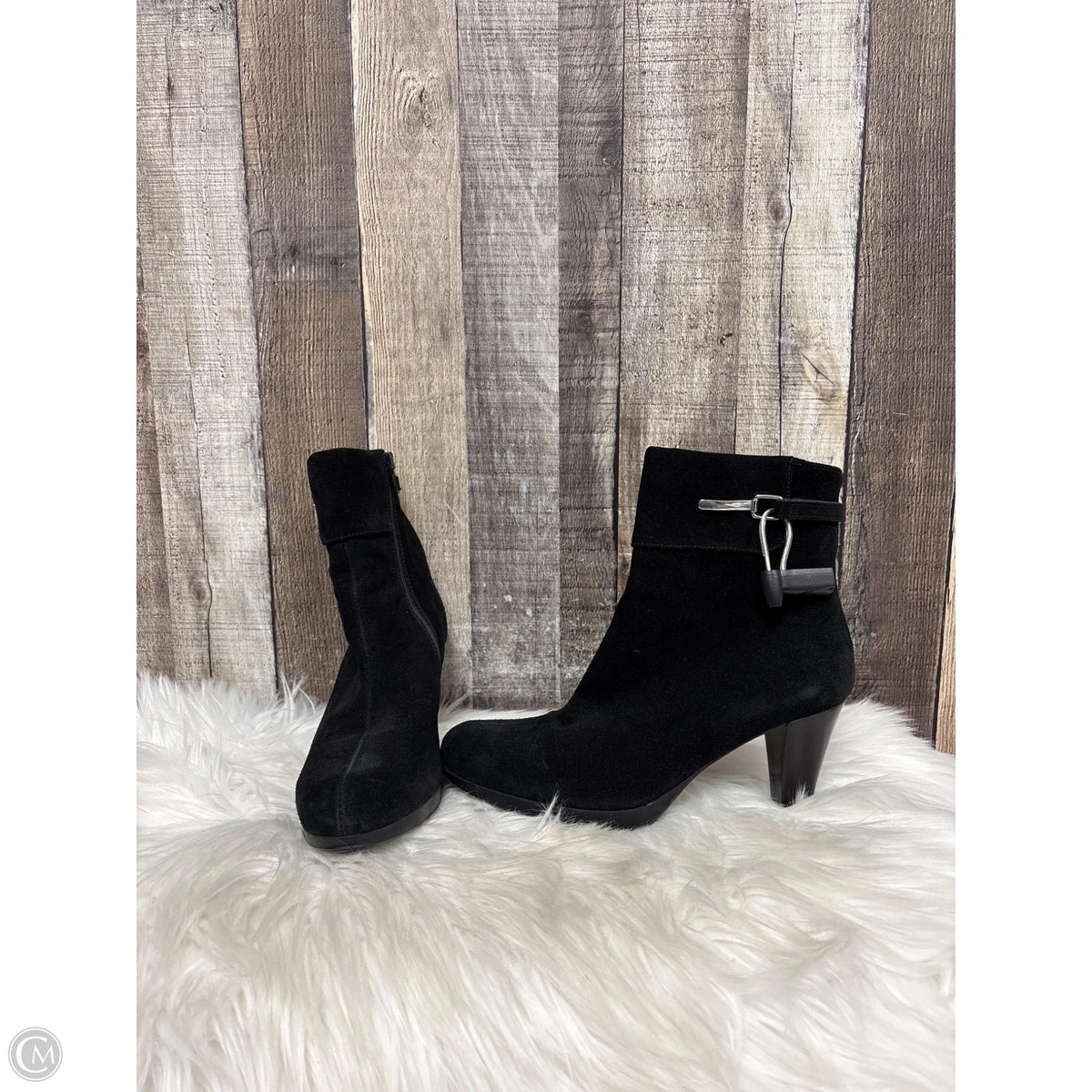 Boots Leather By Cmb In Black, Size: 8