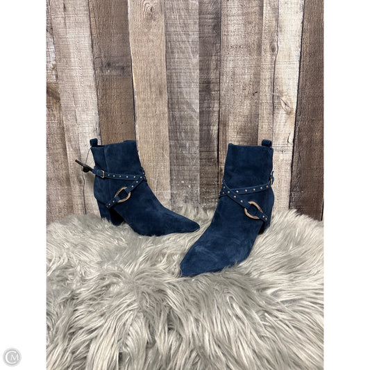 Boots Ankle Heels By White House Black Market In Blue, Size: 7.5