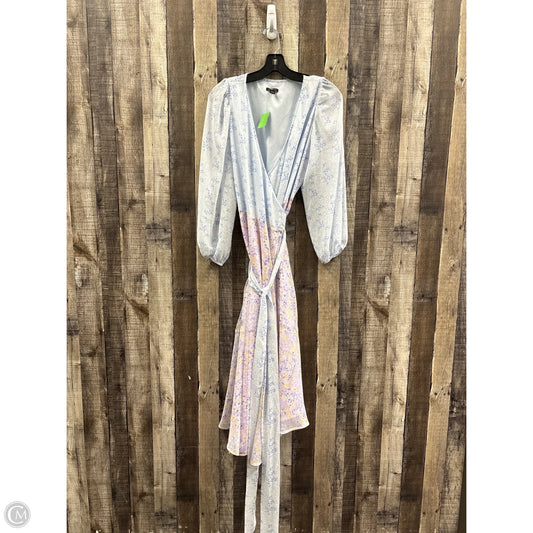 Dress Casual Maxi By Ann Taylor In Blue, Size: 4