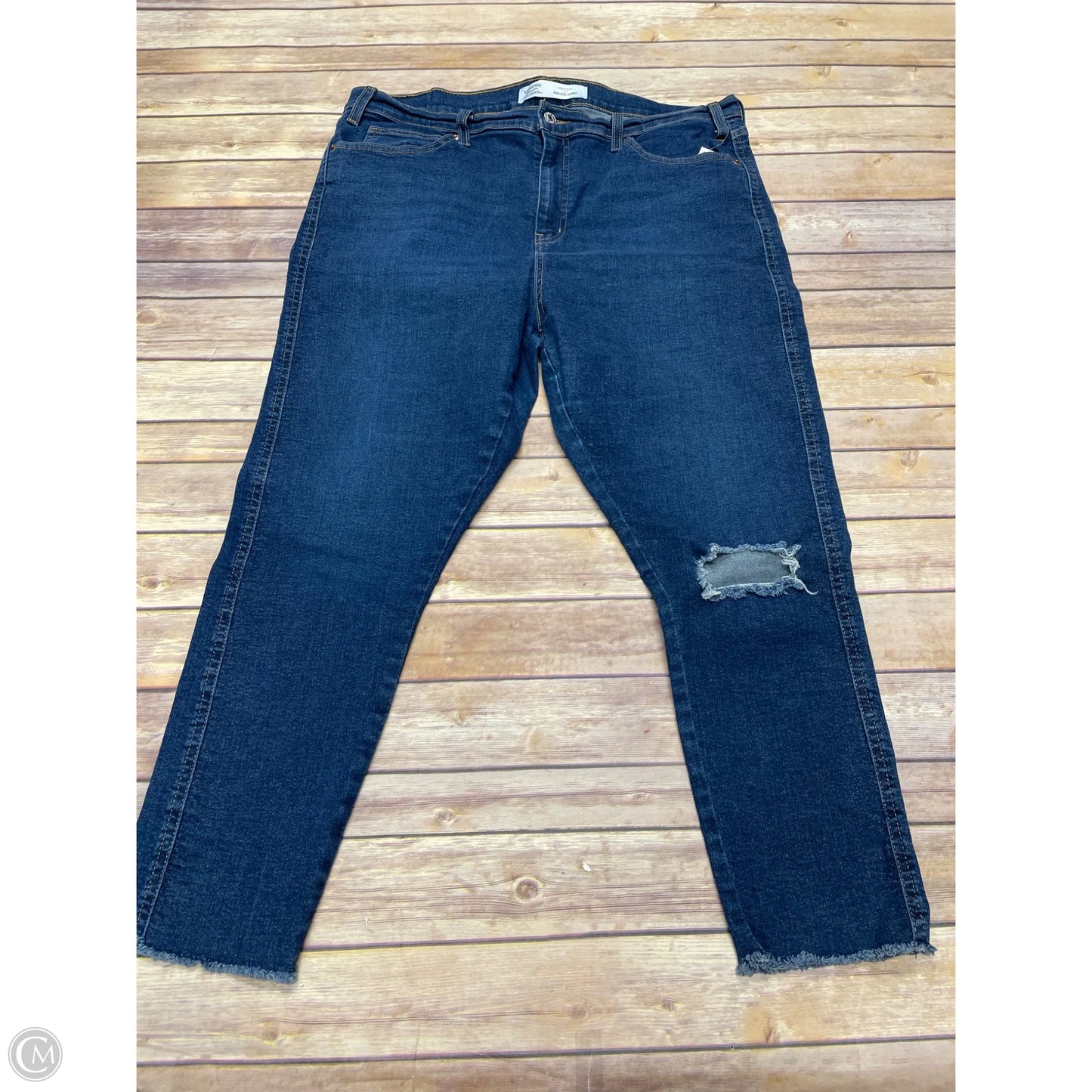 Jeans Skinny By Levis In Blue, Size: 18