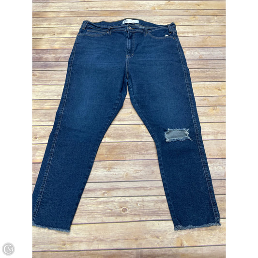 Jeans Skinny By Levis In Blue, Size: 18