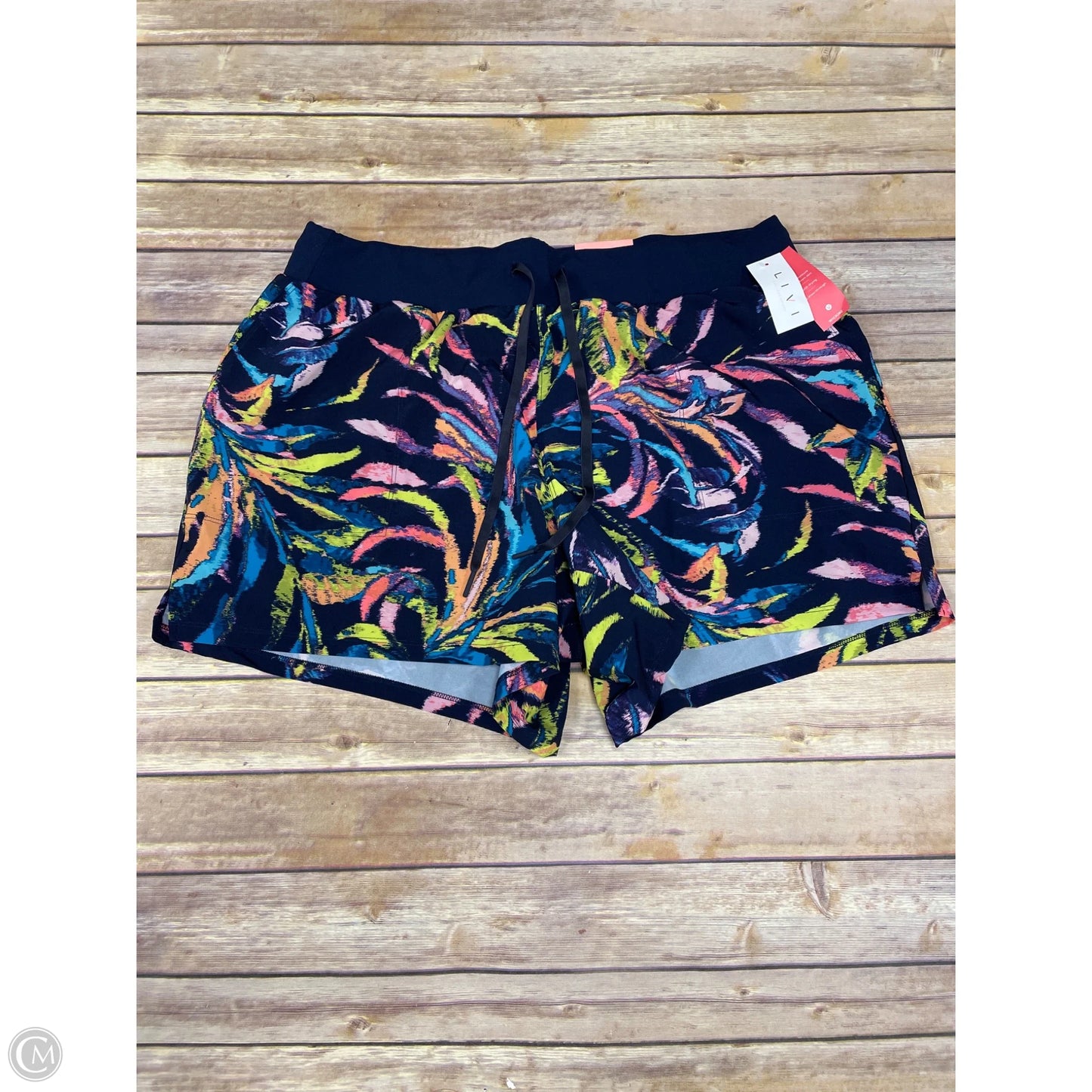 Athletic Shorts By Livi Active In Blue, Size: Xl