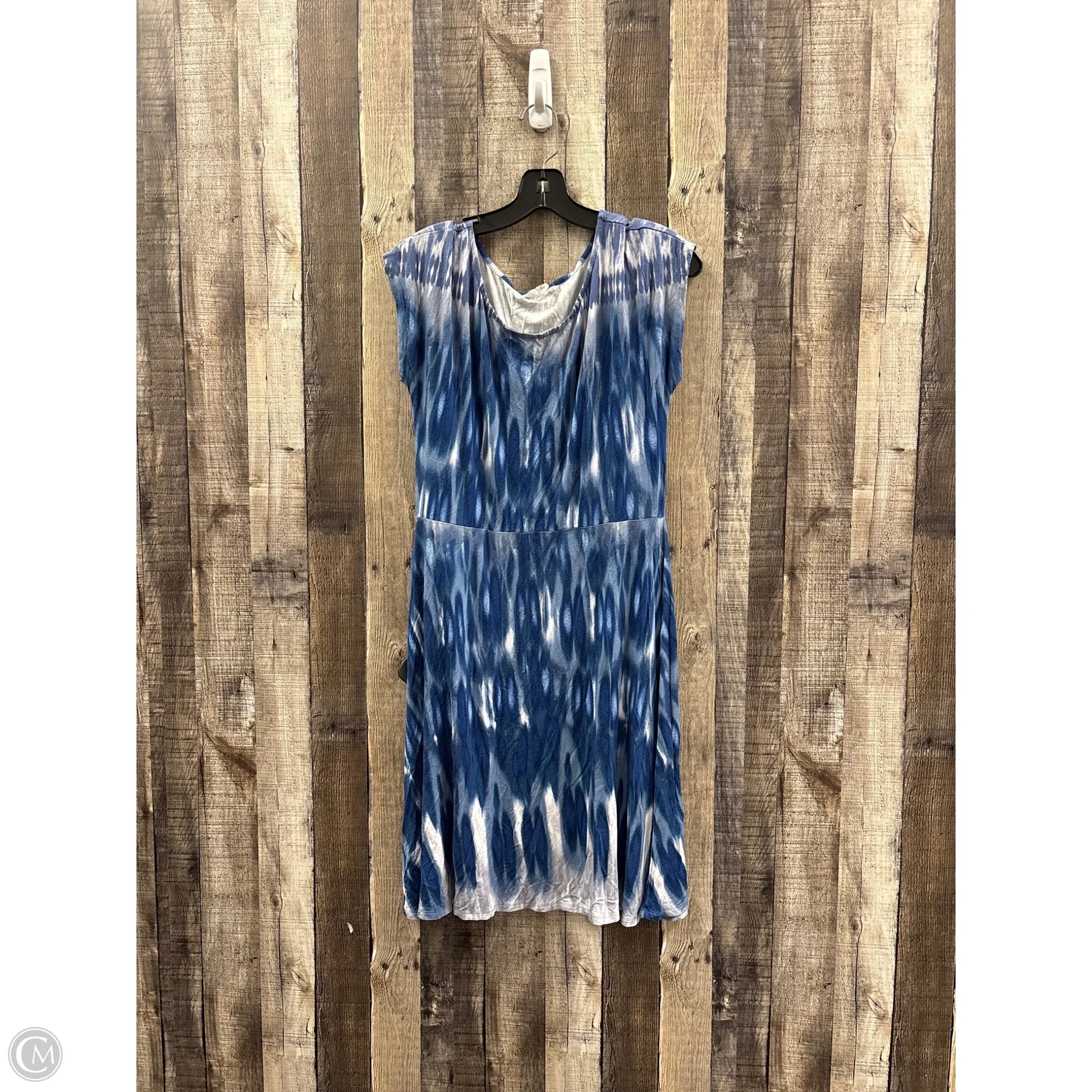 athleta midi dress Dress Casual Midi By Athleta In Blue, Size: M – Clothes Mentor Fishers IN  #242