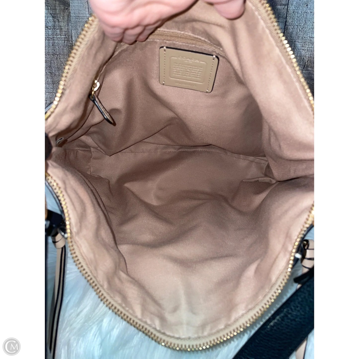 Handbag Designer By Coach, Size: Large