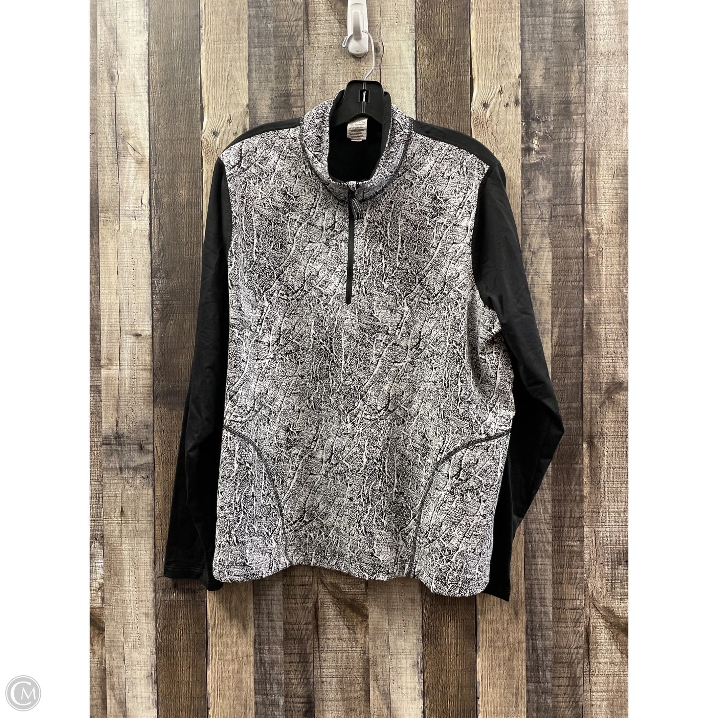 Athletic Jacket By Avia In Black, Size: 3x
