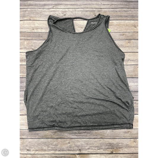 Athletic Tank Top By Ideology In Grey, Size: 2x