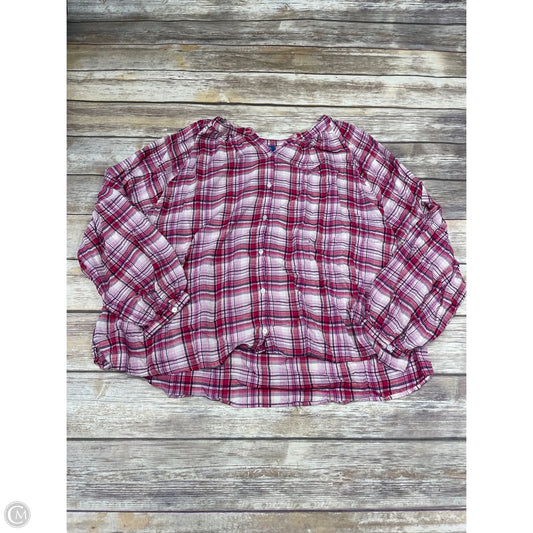 Top Long Sleeve By Old Navy In Pink, Size: Xl