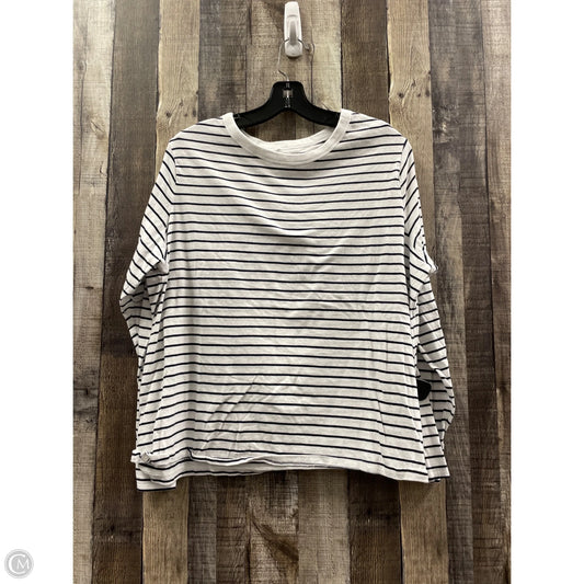 Top Long Sleeve By Old Navy In White, Size: Xxl