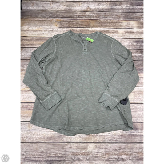 Top Long Sleeve By Old Navy In Green, Size: Xxl
