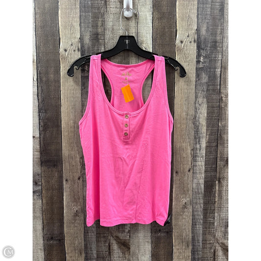 Tank Top Designer By Lilly Pulitzer In Pink, Size: M