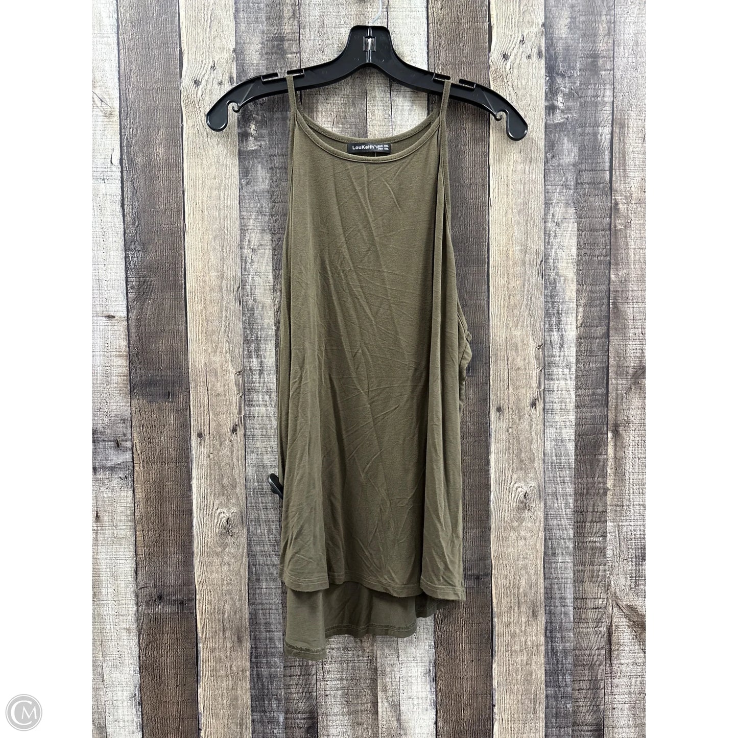 Top Sleeveless By Cme In Green, Size: Xxl