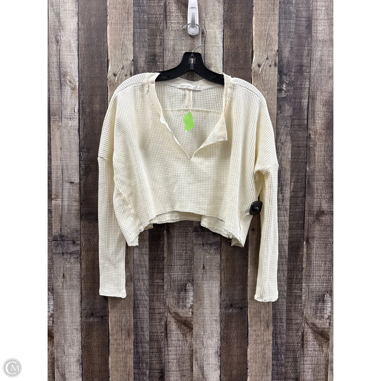 Top Long Sleeve By Altard State In White, Size: Xs