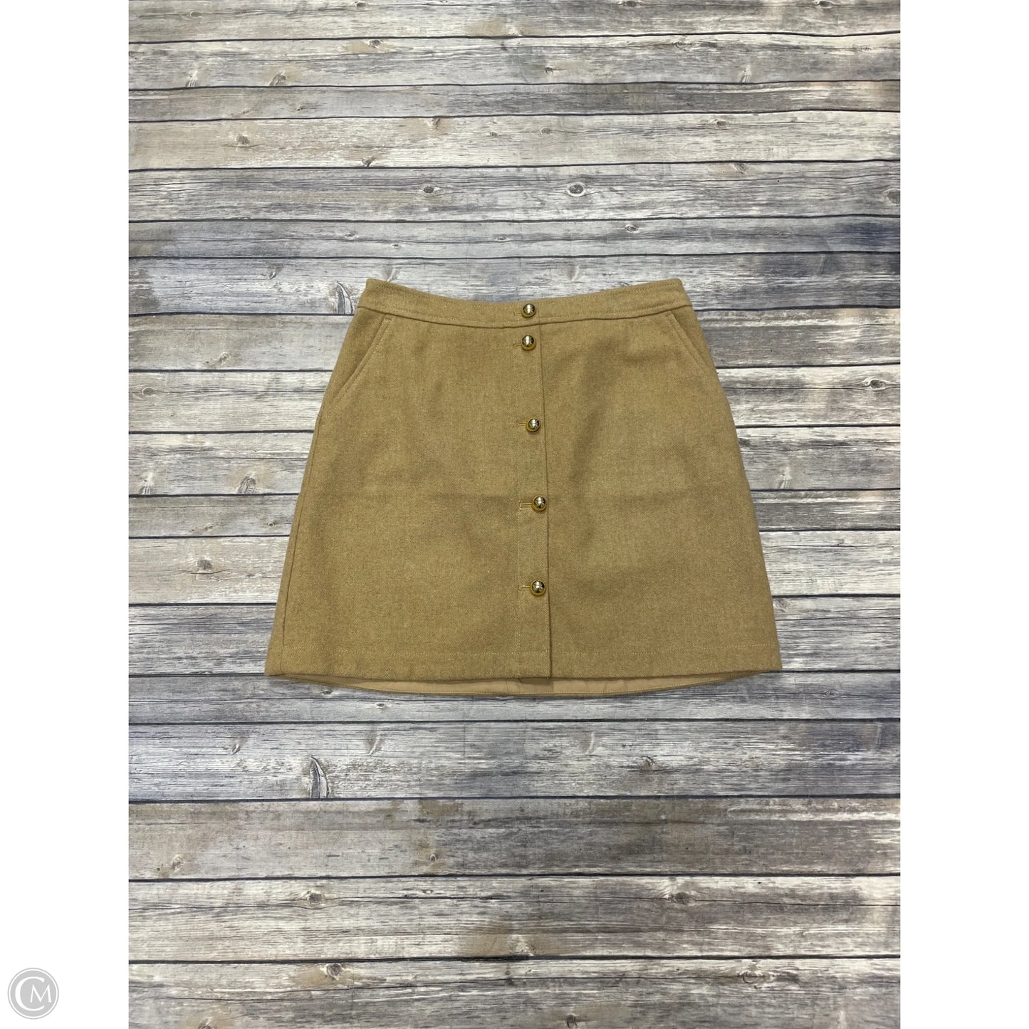 Skirt Mini & Short By Loft In Tan, Size: 6