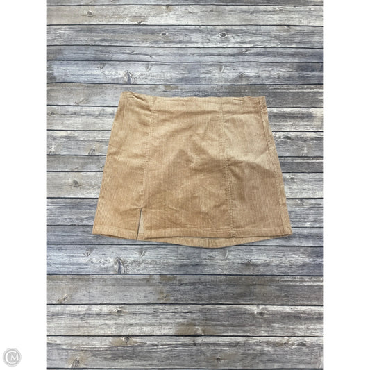Skirt Mini & Short By Rue 21 In Tan, Size: L