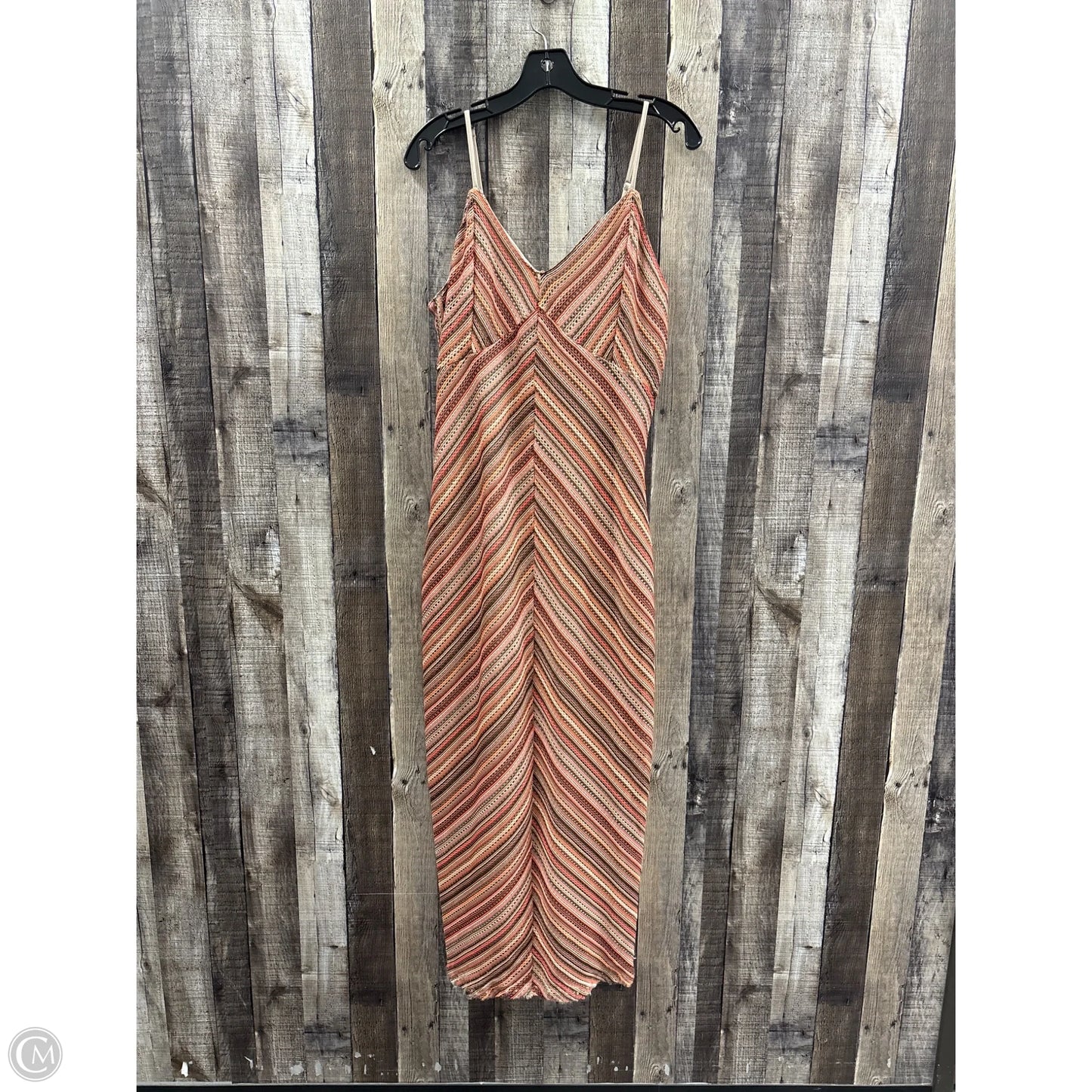 Dress Casual Maxi By Vero Moda In Orange, Size: L