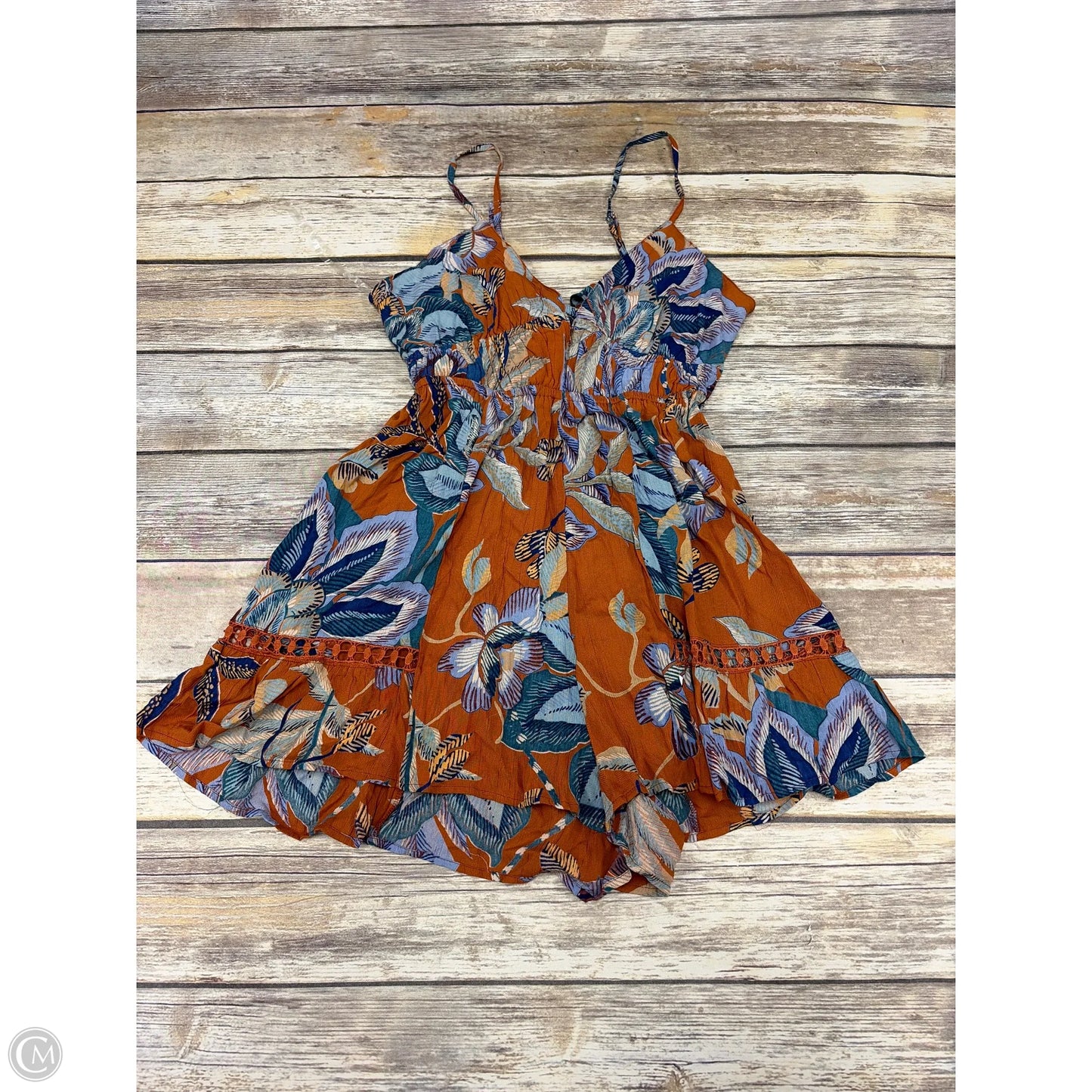 Romper By Angie In Orange, Size: S