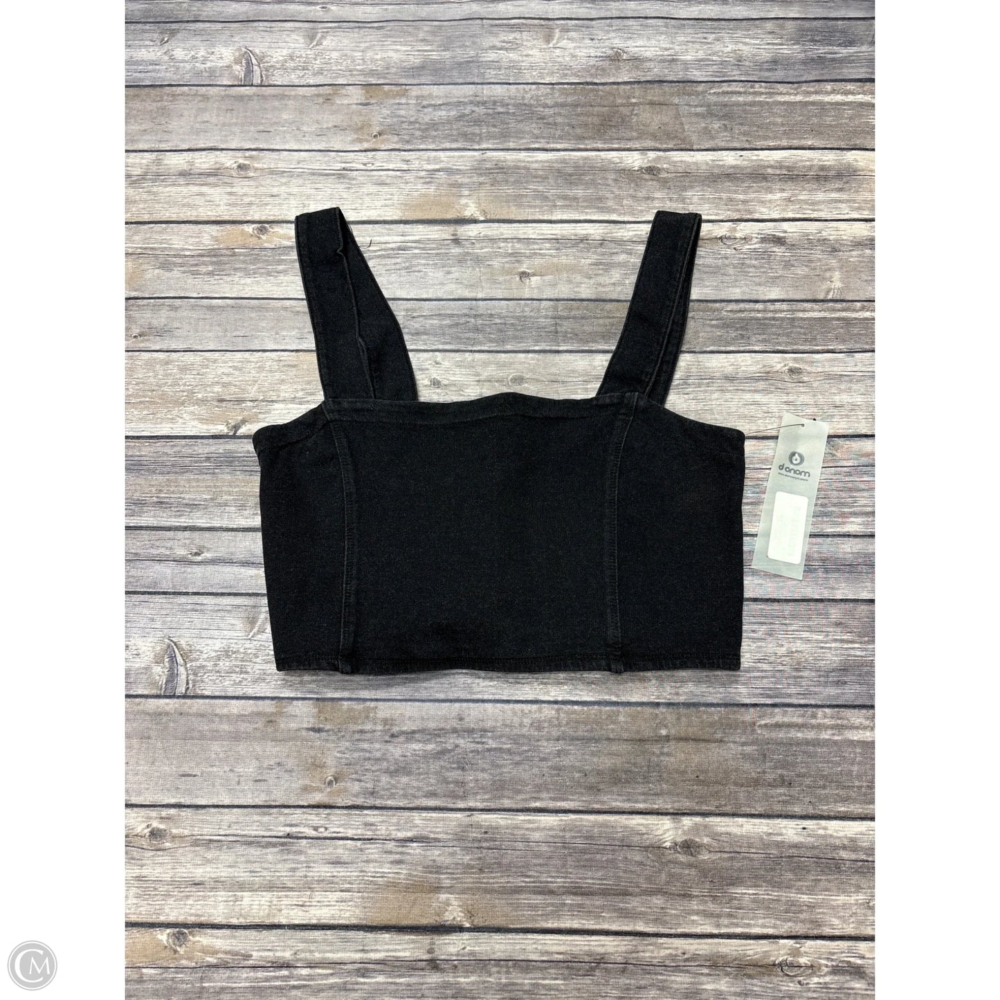 Top Sleeveless By Mono B In Grey, Size: L