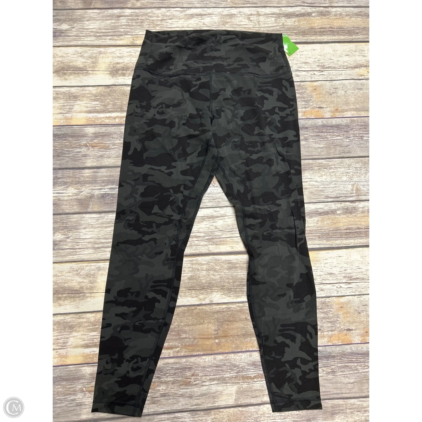 Athletic Leggings By Lululemon In Green, Size: 12